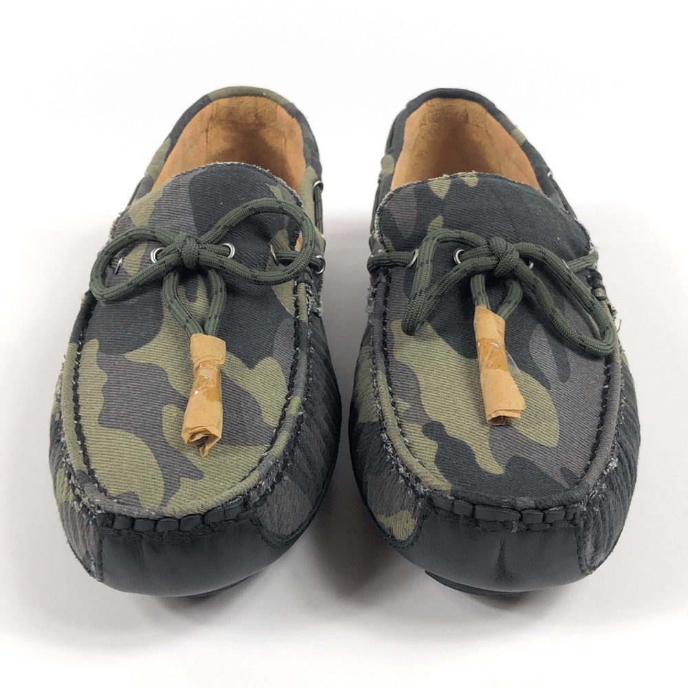 Cole Haan Grant Canoe Moc Forest Green Shoes C1245 - Picture 4 of 8